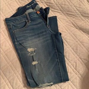 American eagle stretch jeggings